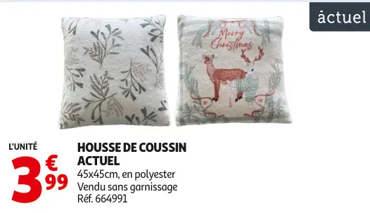 Offre: Housse de coussin
