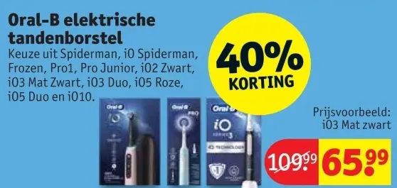 Promotie: elektrische tandenborstel