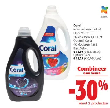 Aanbieding: Coral vloeibaar wasmiddel