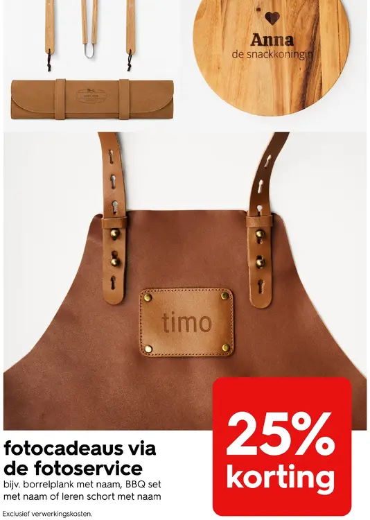 Promotie: Fotocadeaus via de fotoservice