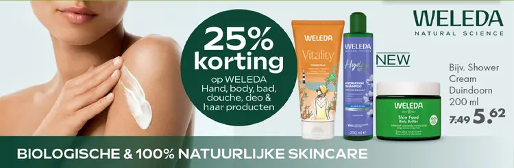 Aanbieding: Weleda hand, body, bad, douche, deo & haarproducten