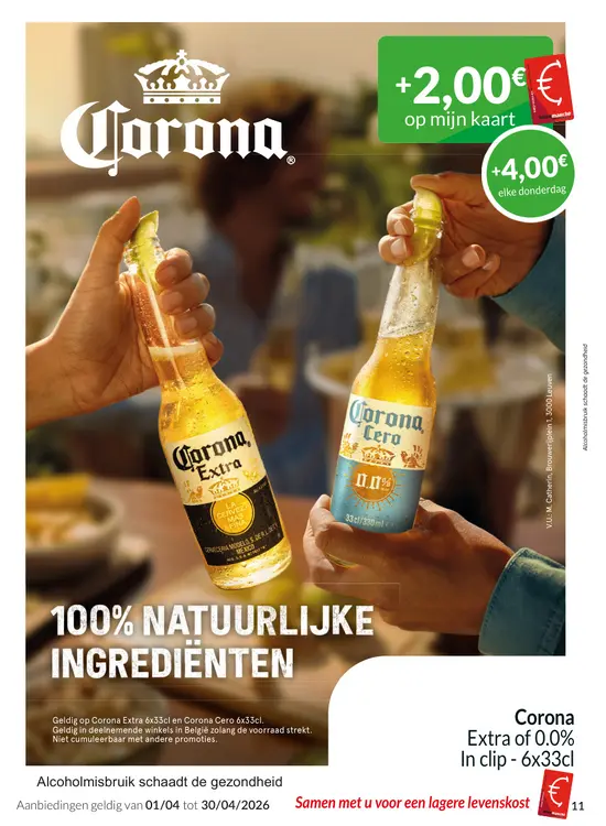 Promotie: Corona Extra of 0.0%