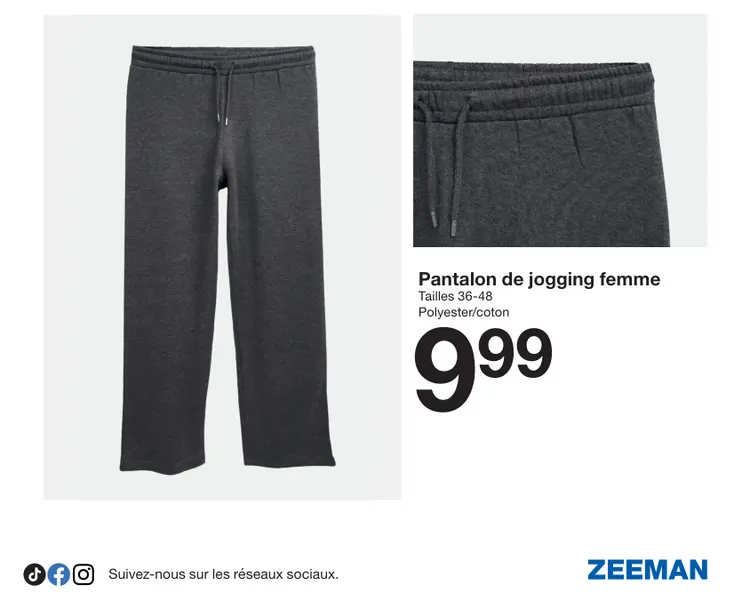 Offre: Pantalon de jogging femme