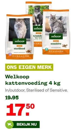 Aanbieding: kattenvoeding