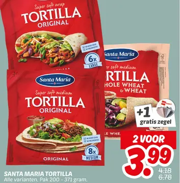 Aanbieding: Santa maria tortilla
