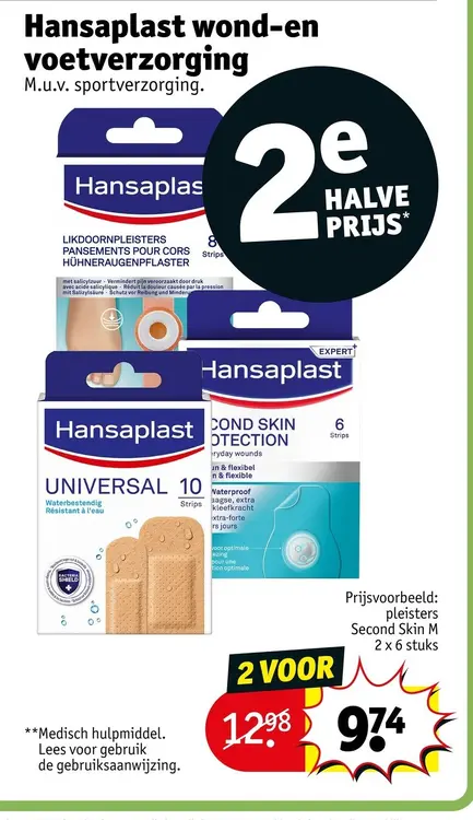 Aanbieding: Hansaplast wond- en voetverzorging