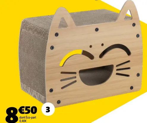 Offre: Maisonnette pour chat avec griffoir