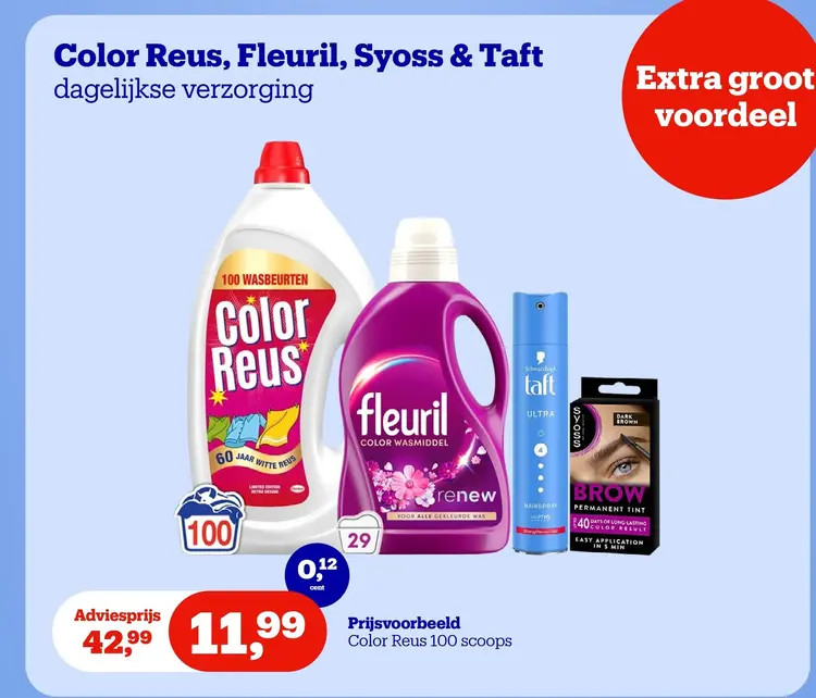 Promotie: Color Reus, Fleuril, Syoss & Taft