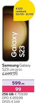 Aanbieding: Samsung Galaxy S23 128 GB 5G