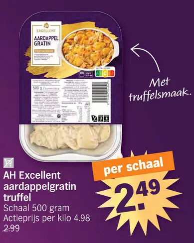 Promotie: Aardappelgratin truffel