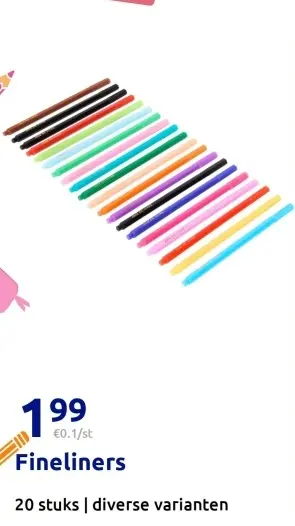 Aanbieding: Fineliners