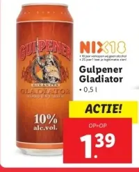 Aanbieding: Gulpener Gladiator