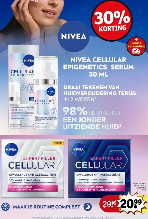 Promotie: Nivea cellular epigenetics serum