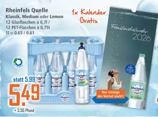 Aanbieding: Rheinfels Quelle