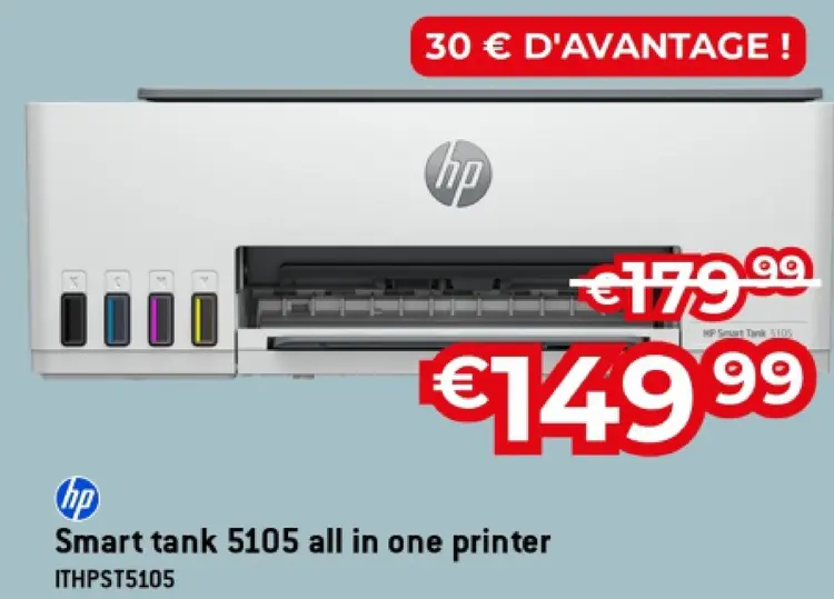 Offre: Smart tank 5105 all in one printer