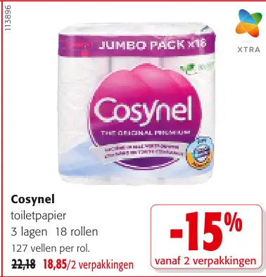 Promotie: Toiletpapier
