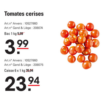 Offre: Tomates cerises