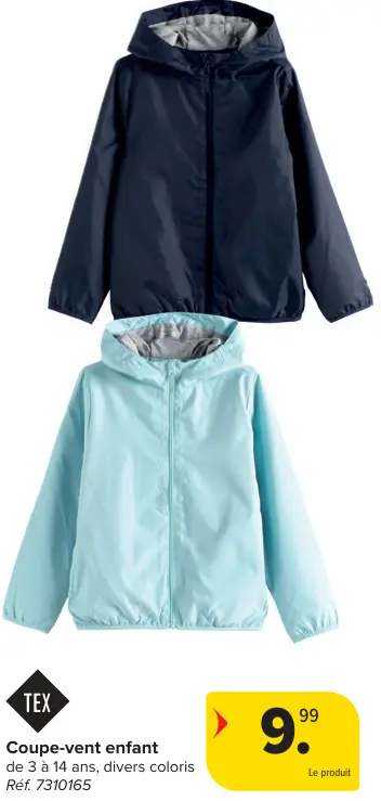Offre: Coupe-vent enfant