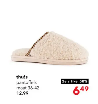 Aanbieding: pantoffels