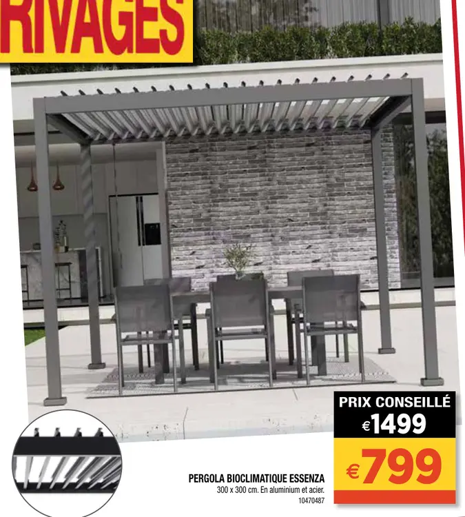 Offre: Pergola bioclimatique essenza