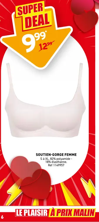 Offre: Soutien-gorge femme