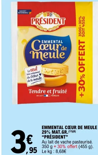 Offre: Emmental Cœur De Meule