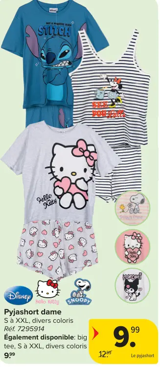 Offre: Pyjashort dame
