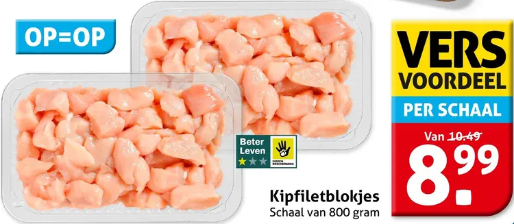 Aanbieding: Kipfiletblokjes