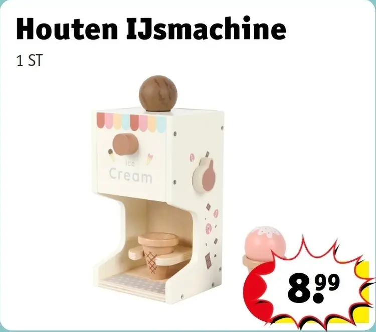 Promotie: Houten IJsmachine