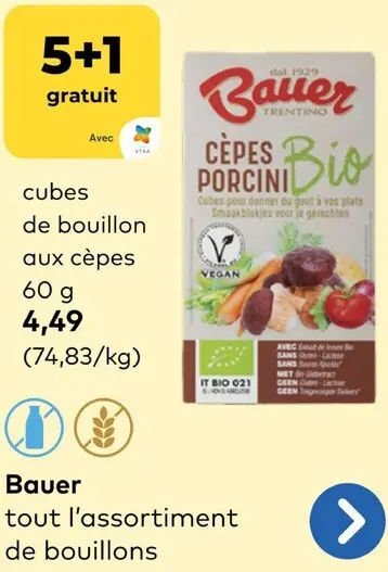Offre: Cubes de bouillon aux cèpes