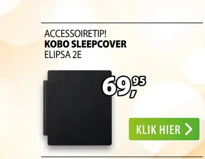 Aanbieding: Kobo Elipsa 2E Sleepcover Zwart