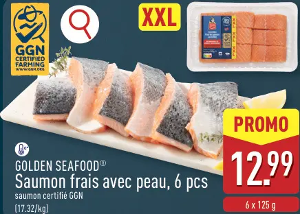 Offre: Saumon frais avec peau