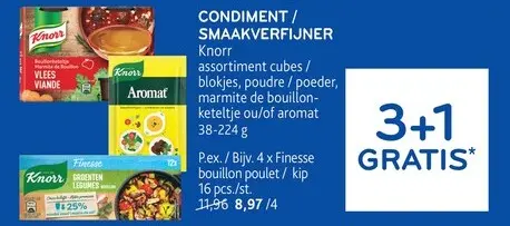 Offre: CONDIMENT / SMAAKVERFIJNER Knorr assortiment 