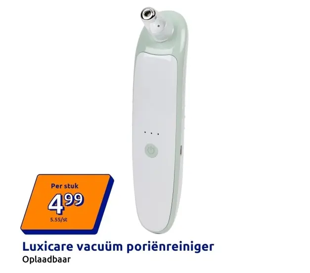 Aanbieding: Luxicare vacuüm poriënreiniger