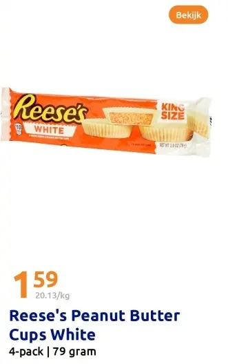 Aanbieding: Reese's Peanut Butter Cups White