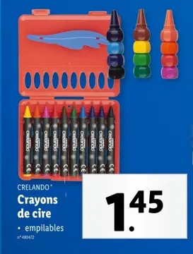 Offre: Crayons de cire