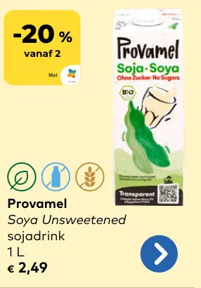 Promotie: Soya Unsweetened sojadrink