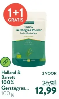 Aanbieding: 100% Gerstegras Poeder