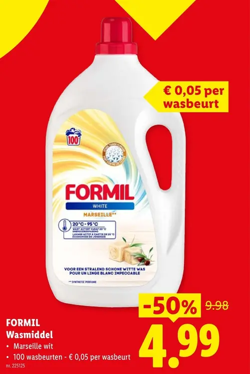 Promotie: FORMIL Wasmiddel