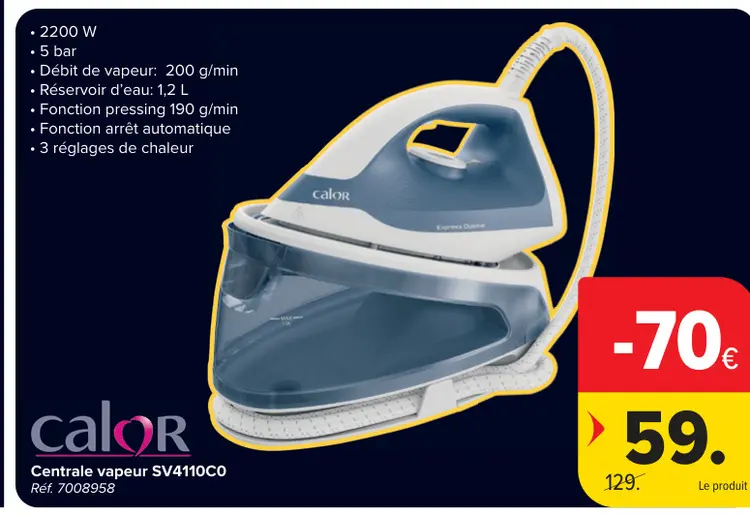 Offre: Centrale vapeur SV4110CO