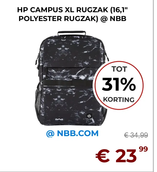 Aanbieding: Hp campus xl rugzak