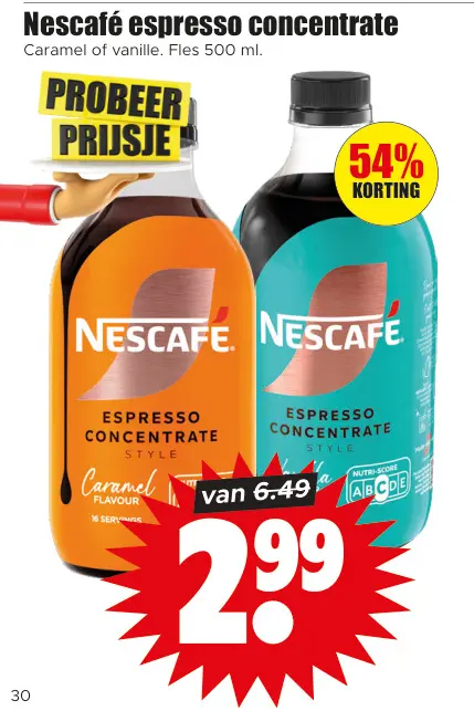 Aanbieding: Nescafé espresso concentrate