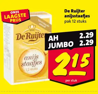 Aanbieding: De Ruijter anijsstaafjes