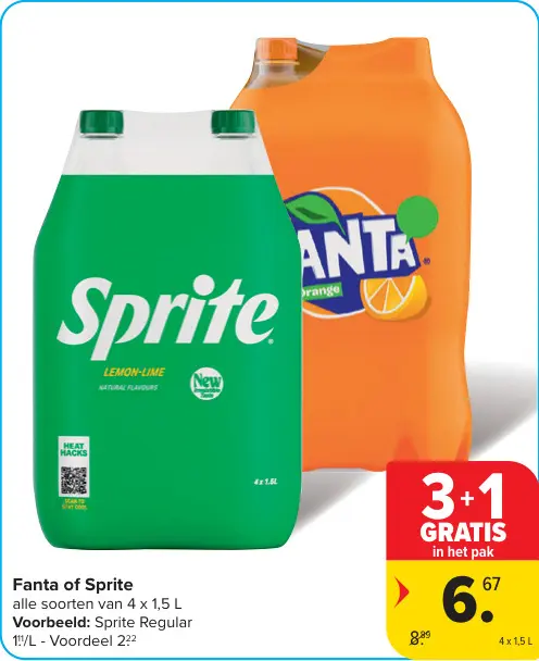 Promotie: Fanta of Sprite