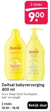 Aanbieding: Zwitsal babyverzorging