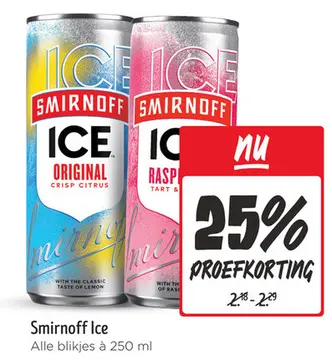 Aanbieding: Smirnoff Ice
