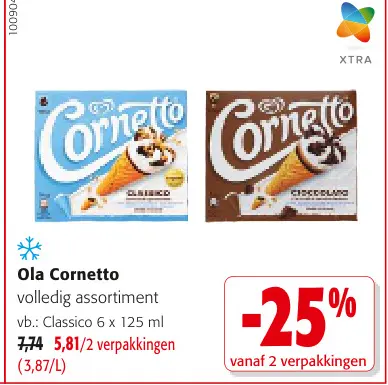 Promotie: Cornetto