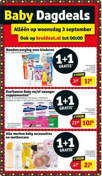 Aanbieding: diverse baby dagdeals