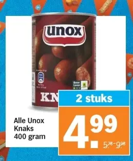 Aanbieding: Alle Unox Knaks