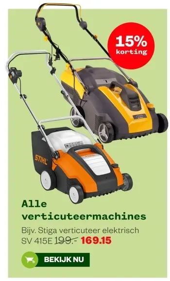 Aanbieding: Alle verticuteermachines